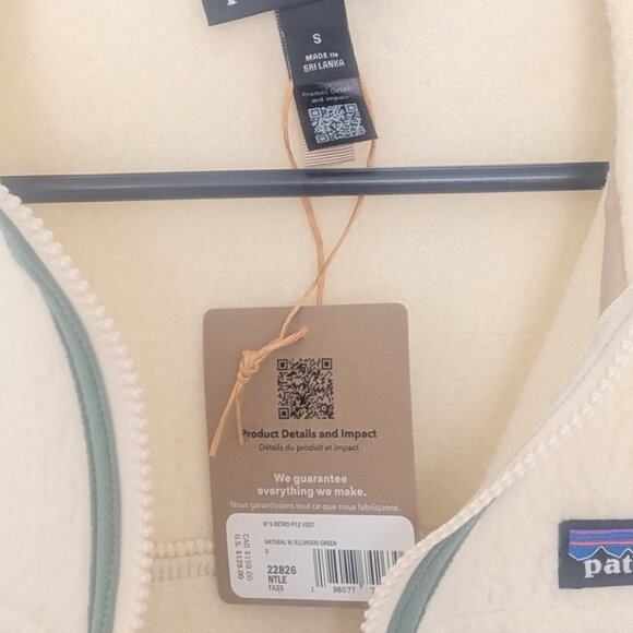 Patagonia Jackets & Blazers - PATAGONIA W's Retro Pile Fleece Vest Size S - NWT